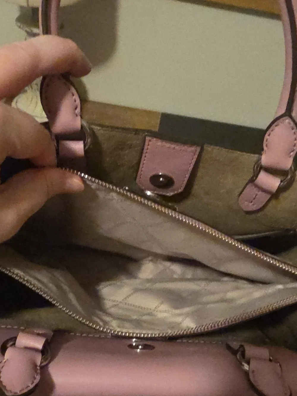 Hanilton Legacy Larger Belted Satchel-Royal Pink